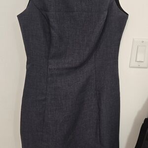 Mini Gray Sleeveless Dress